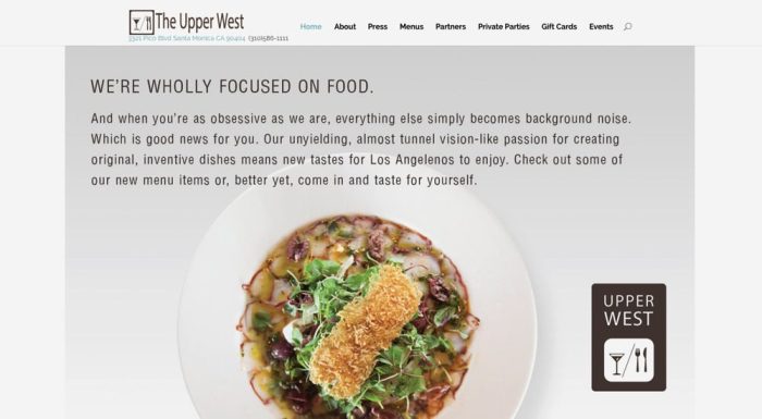 upper west restaurant